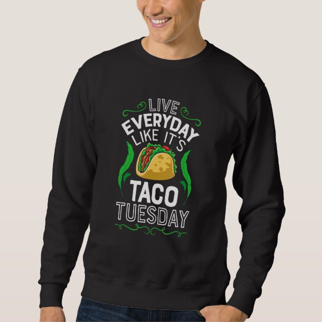 Sudadera Martes de Taco Cinco De Mayo México Nacional Mexic (Anverso)
