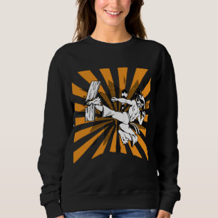Sudadera Martial Art Karate Raccoon