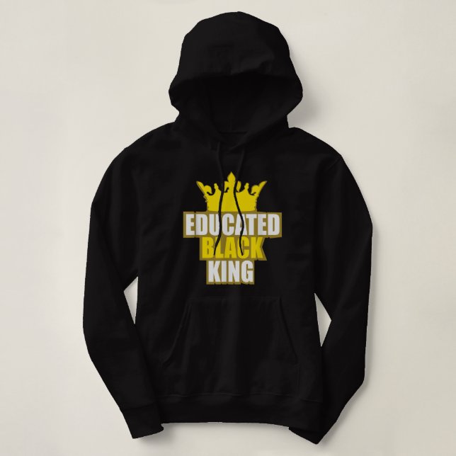 Sudadera Martin Luther King Jr. Day Rey negro educado Shi (Diseño del anverso)