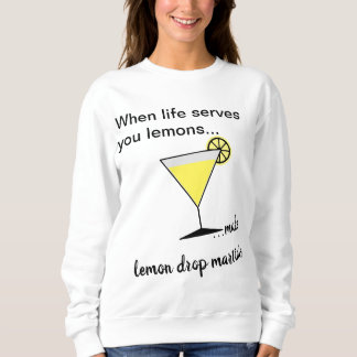 Sudadera Mártini limones de vida limón