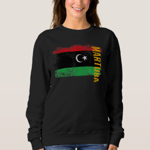 Sudadera Martuba Bandera Libia Para Hombres Mujeres Niños