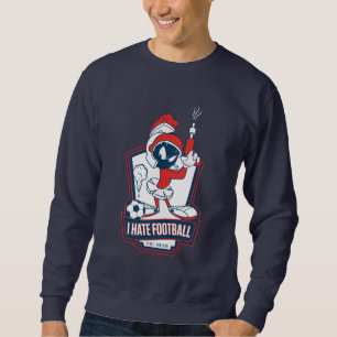 Sudadera MARVIN EL MARCIANO™ «Odio el fútbol americano» Grá