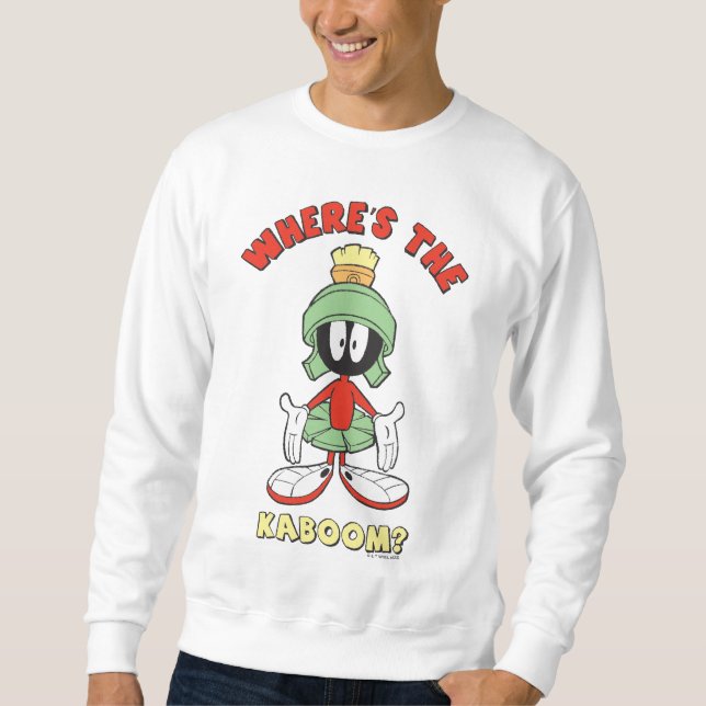 Sudadera MARVIN THE MARTIAN™ ¿Dónde está el Kaboom? (Anverso)
