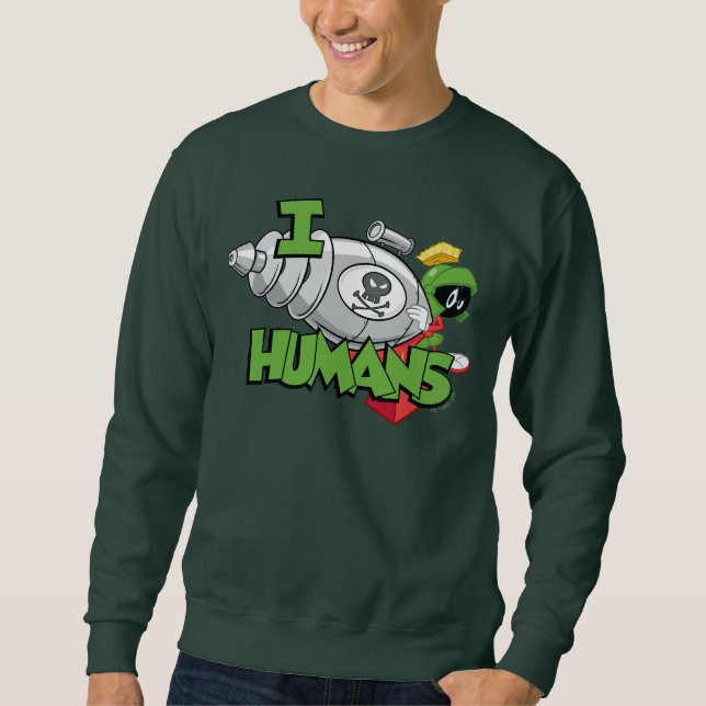 Sudadera MARVIN THE MARTIAN™ I Laser Humans (Anverso)