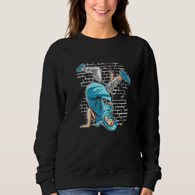 Sudadera Mary Madre de Jesús Breakdancing Breakdance Hip (Anverso)