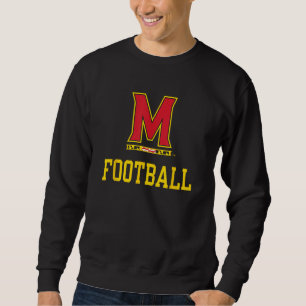 Sudadera Maryland Terrapins Icono de fútbol Licencia oficia