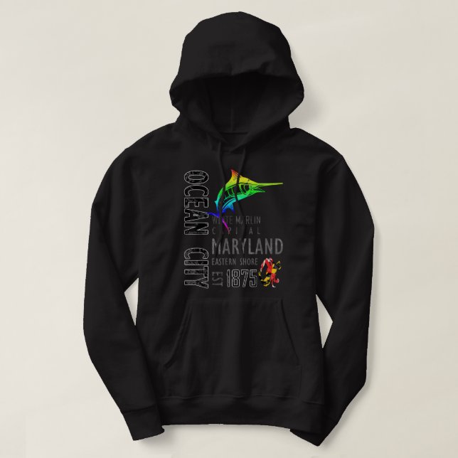Sudadera Maryland White Marlin Capital Este S (Diseño del anverso)