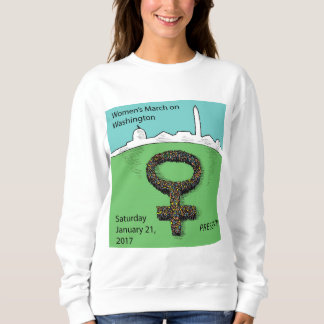 Sudadera Marzo de las mujeres en Washington DC