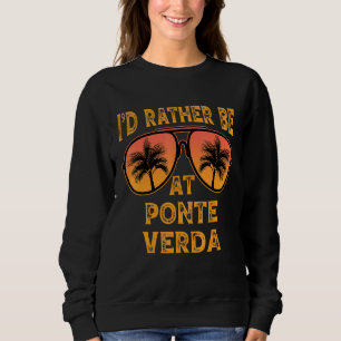 Sudadera Más Bien Estar En Ponte Verda Florida Vintage Retr