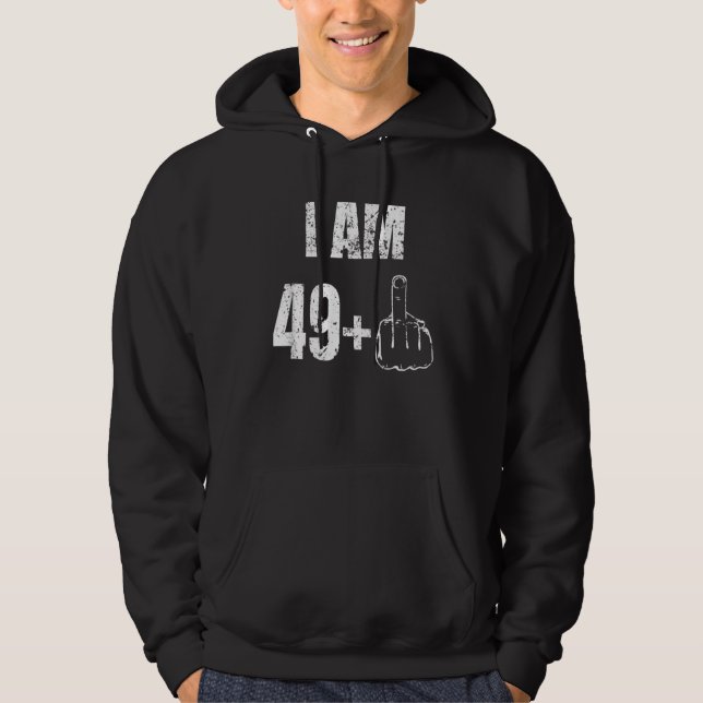 Sudadera Más de 49 años, más de 50 años (Anverso)
