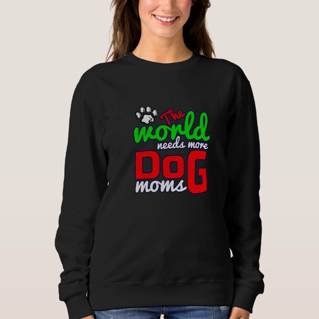 Sudadera Más dueños de perros queridos Mamás Mamáes de mamá (Anverso)