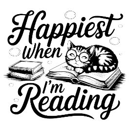 Sudadera Más feliz cuando estoy leyendo