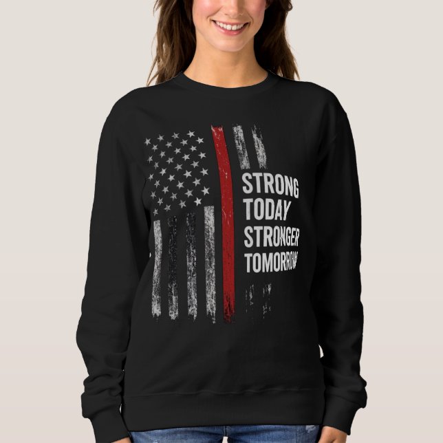 Sudadera Más fuerte mañana (Anverso)
