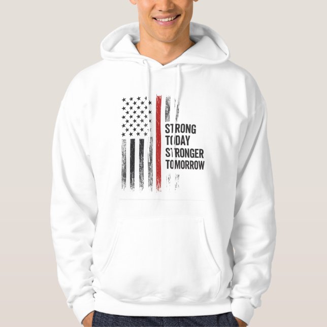 Sudadera Más fuerte mañana (Anverso)