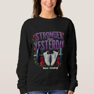 Sudadera Más Fuerte Que Ayer – Motivación, Fitness