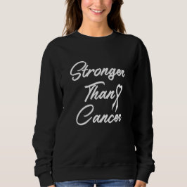 Sudadera Más Fuerte Que El Cáncer, Camiseta Cáncer, Sobrevi