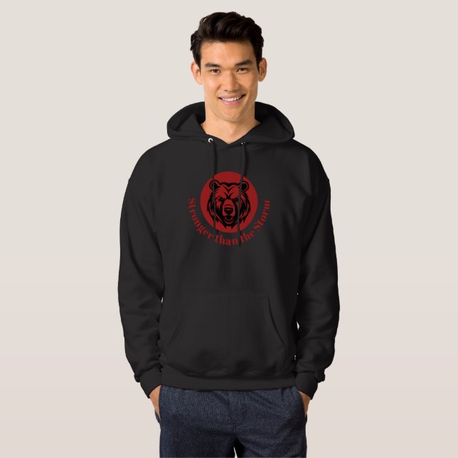 Sudadera Más Fuerte Que la Tormenta (Anverso completo)