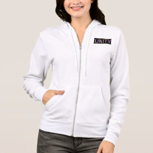 Sudadera Más Fuertes Juntos Tipografía Floral Unidad Insp