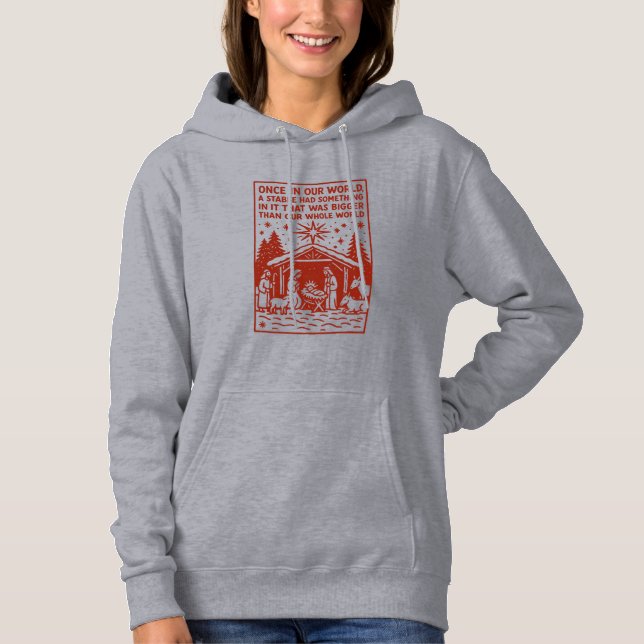 Sudadera Más grande que todo nuestro mundo 1 (Anverso)