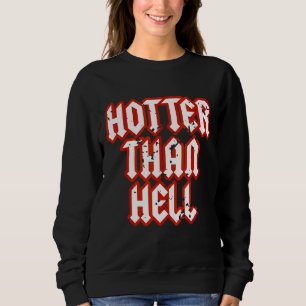 Sudadera Más Hotter Que Hell Gothic Hot Bonito Chica Grunge