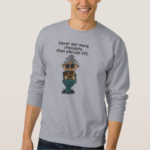 Sudadera Más humor de chocolate