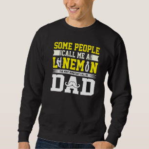 Sudadera Más Importante Llámame Papá Lineman Papi