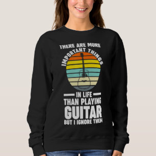 Sudadera Más importante que tocar guitarra