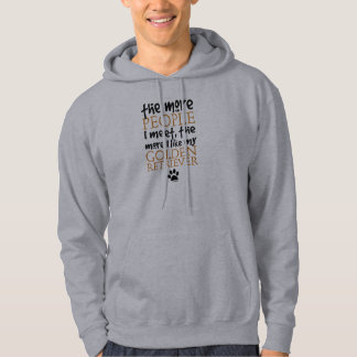 Sudadera Más la gente resuelvo… golden retriever