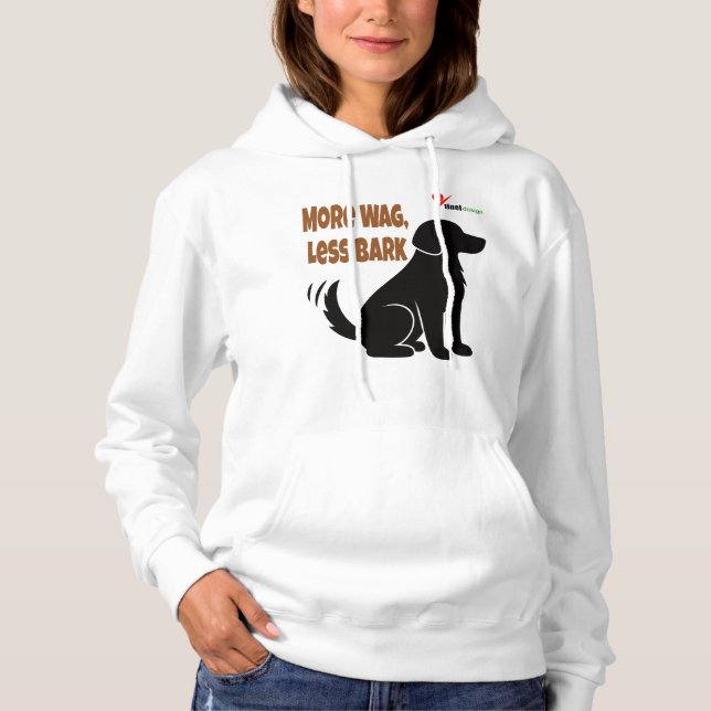 Sudadera Más Meneo, Menos Ladrido – Silueta de Perro con Co (Anverso)