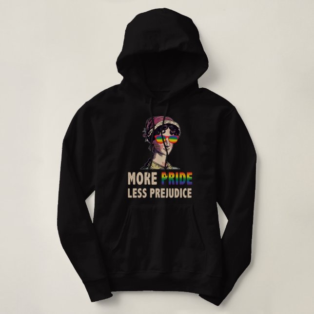 Sudadera Más Orgullo Menos Prejuicio Lgbt Gay Orgullo Ally  (Diseño del anverso)