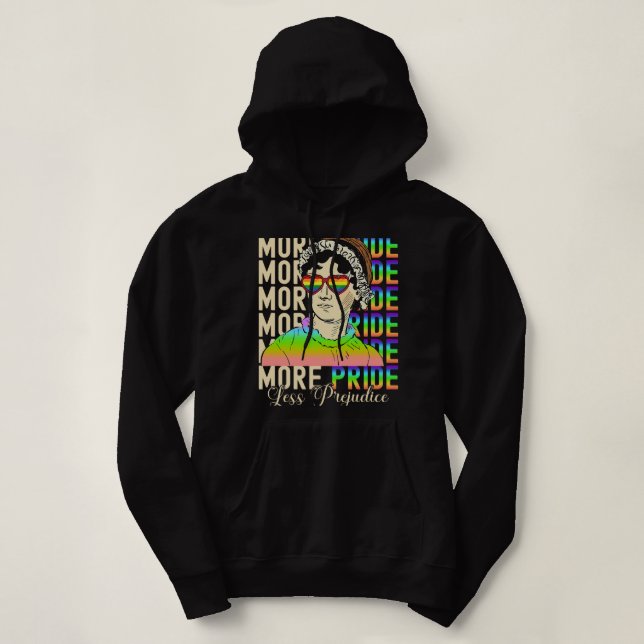 Sudadera Más Orgullo Menos Prejuicio Lgbt Gay Orgullo Ally  (Diseño del anverso)