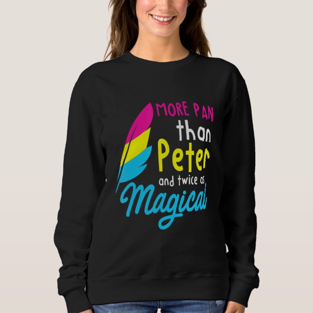 Sudadera Más Pan Que Peter - Lgbtq Panse Omnisexual Queer (Anverso)