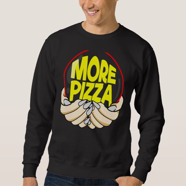 Sudadera Más pizza (Anverso)