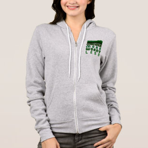 Sudadera Más preocupación menos