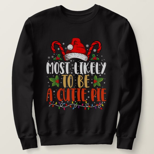 Sudadera Más probable que sea un pastelito adorable de Acci (Anverso del diseño)