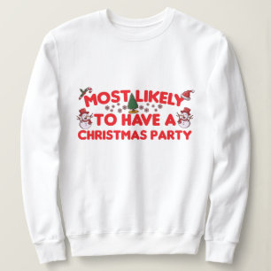 Sudadera más probable que tenga un fiesta de Navidades