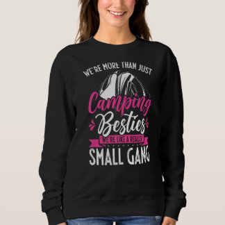 Sudadera Más Que Acampar Bestias Realmente Una Pandilla Peq