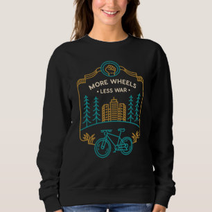 Sudadera Más Ruedas Menos Guerra 1