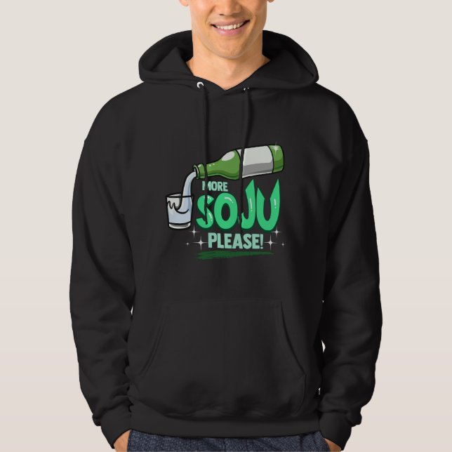 Sudadera Más Soju Por Favor Bebida Coreana (Anverso)