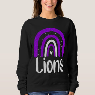 Sudadera Masa de leones escolares arcoiris espíritu deporti