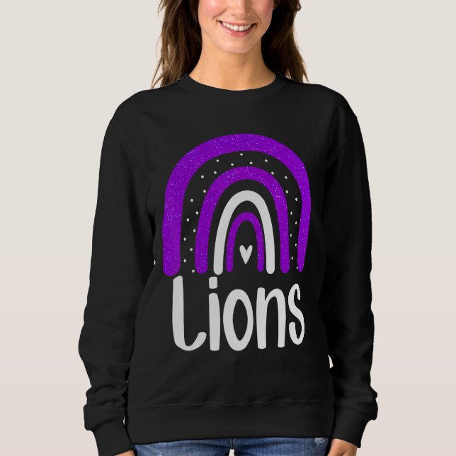 Sudadera Masa de leones escolares arcoiris espíritu deporti (Anverso)