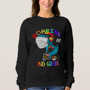 Sudadera Máscara B de dinosaurio de segundo grado