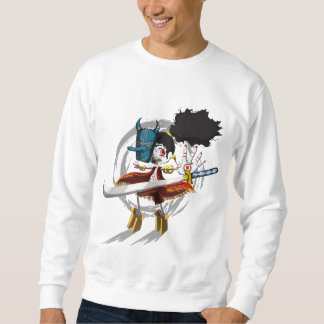 Sudadera Máscara de Demonio Chibi del Guerrero Samurái