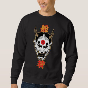 Sudadera Máscara de Demonio Hannya Diseño de camiseta jap