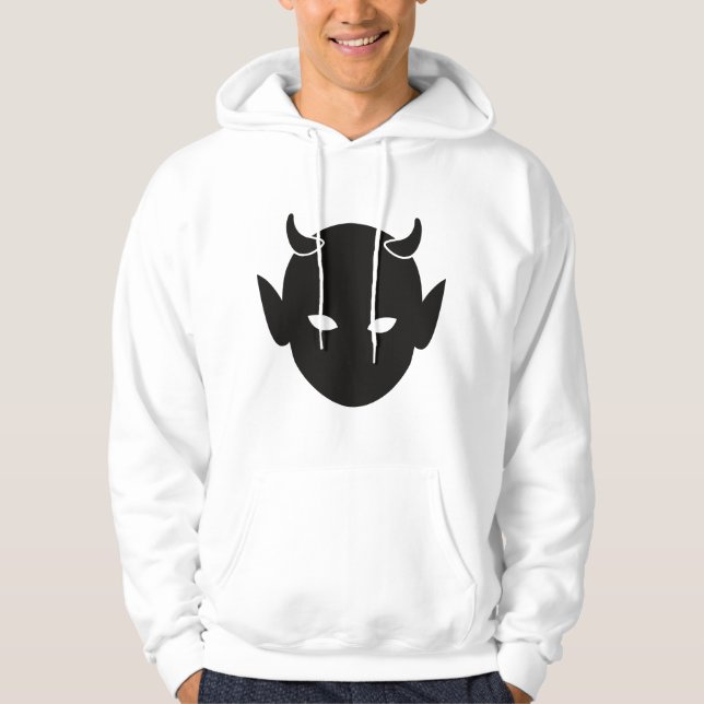 Sudadera Máscara de demostración de Halloween (Anverso)