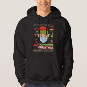 Sudadera Máscara De Feliz Cristo Máscara Santa Elf Navidade