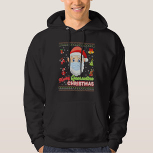 Sudadera Máscara De Feliz Cristo Máscara Santa Elf Navidade