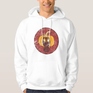 Sudadera Máscara de gas de calabaza diseño de Halloween