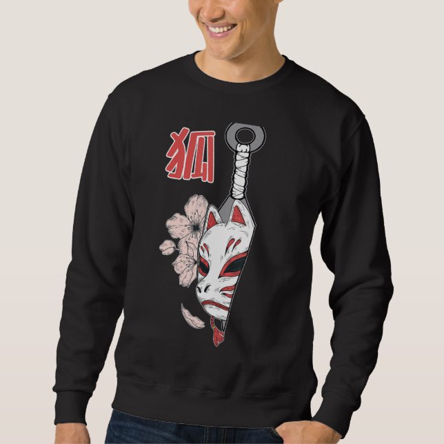 Sudadera Máscara de Kunai Kitsune (Anverso)