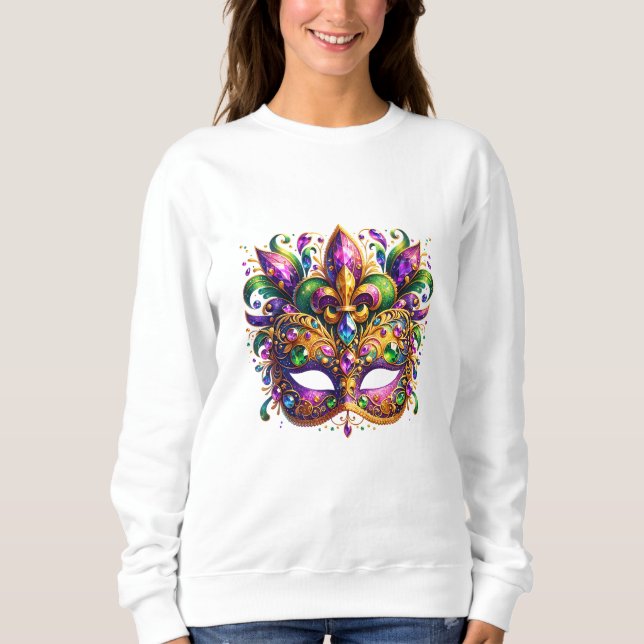 Sudadera Máscara de Mardi Gras  (Anverso)